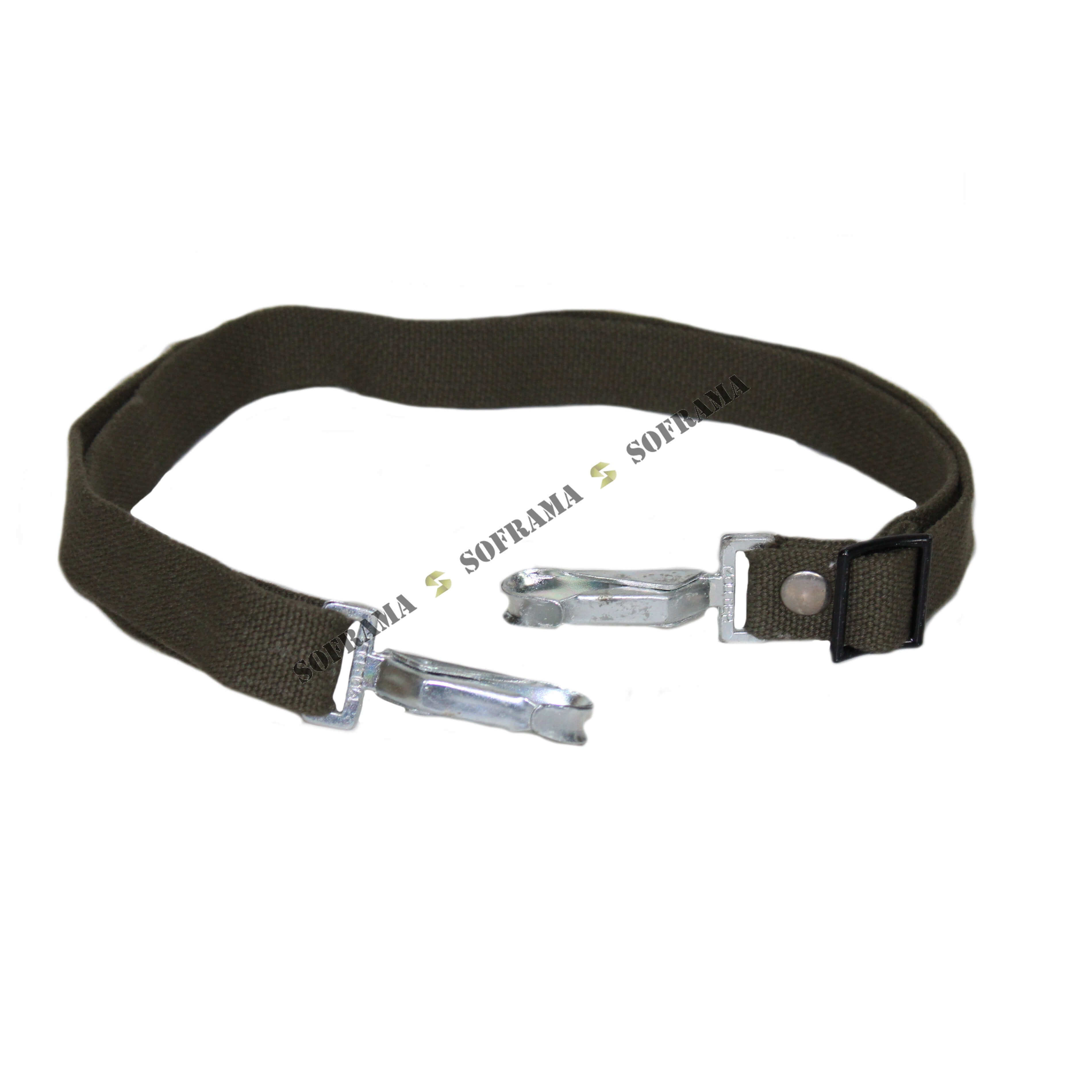Strap with double attachement