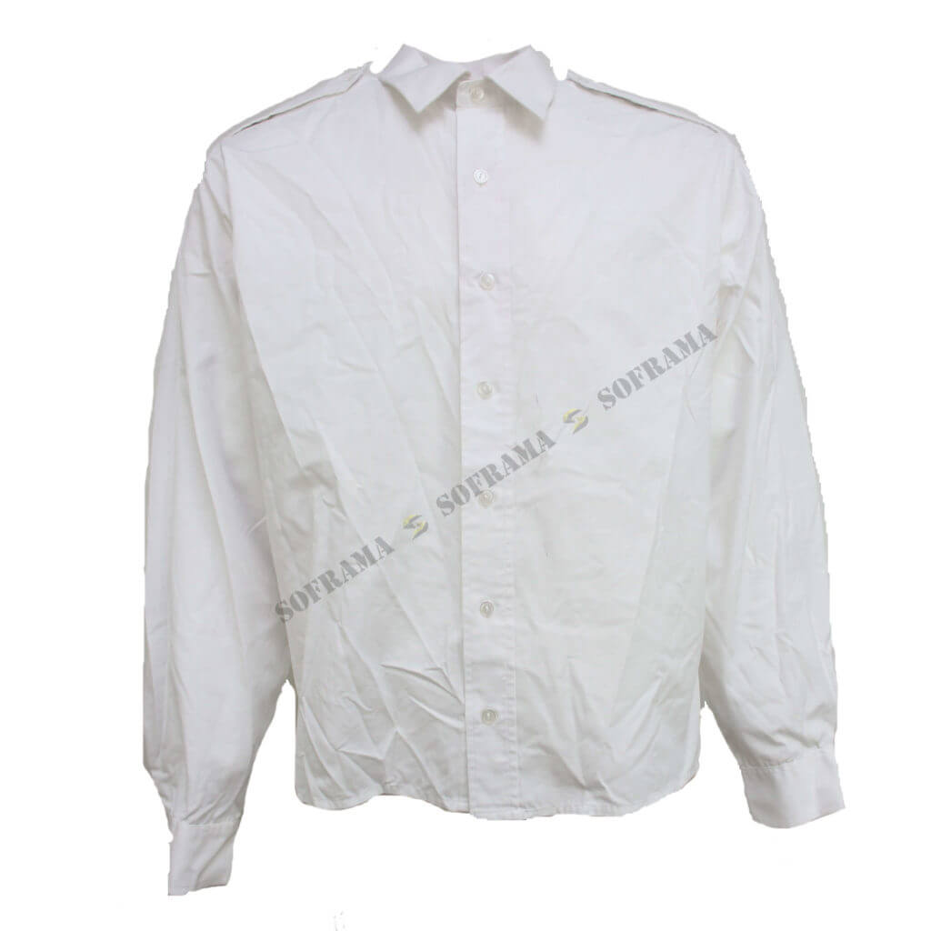 British Royal Navy white shirt - Soframa