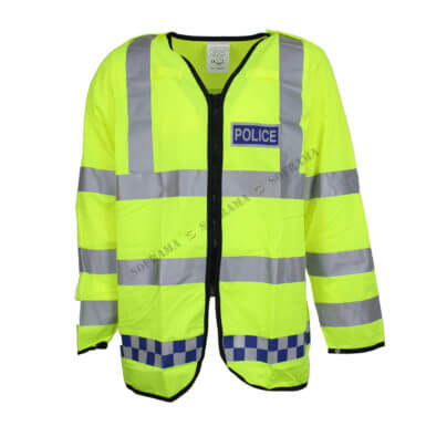 Gilet jaune police Britannique