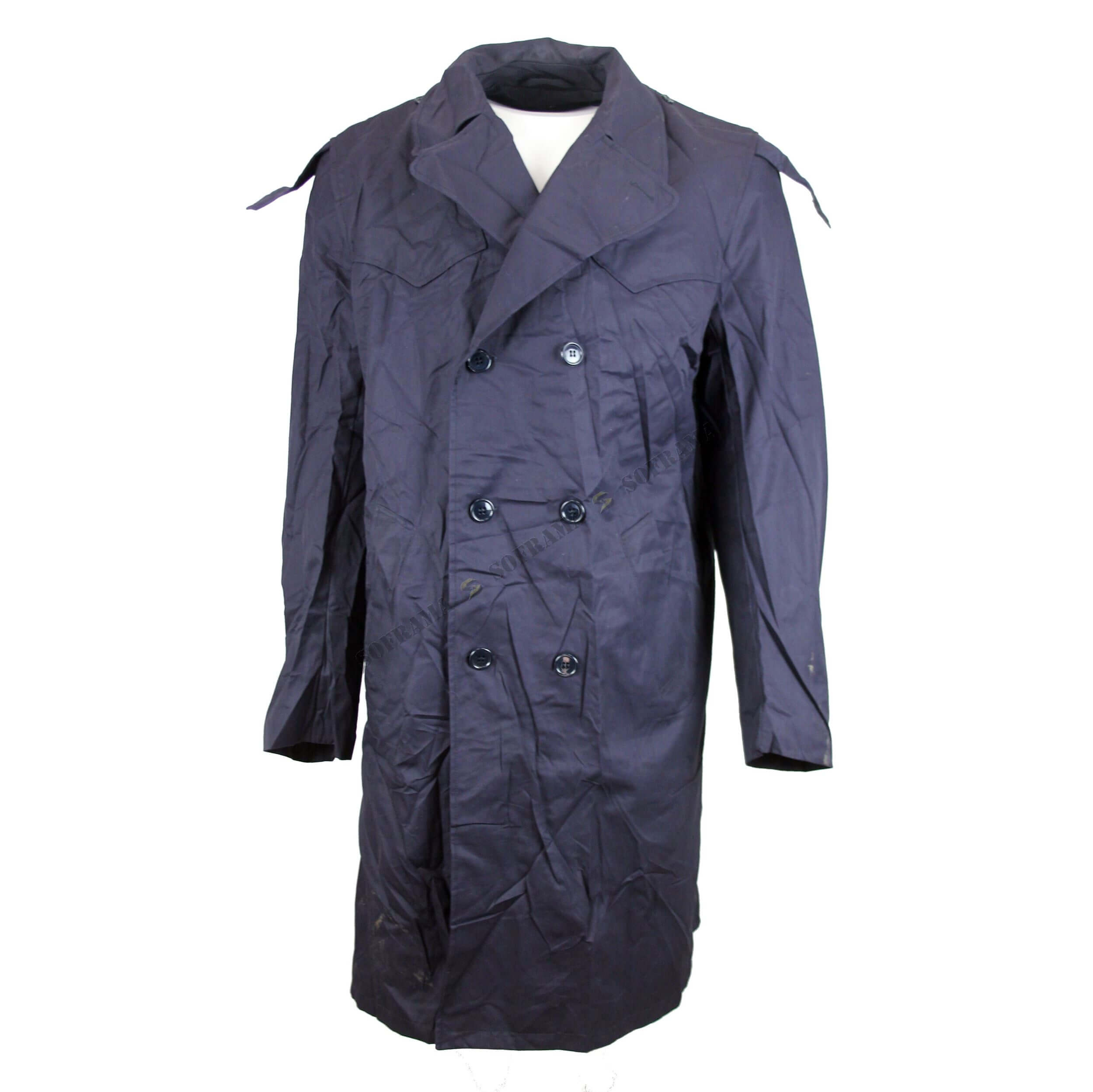 Italian navy trench coat - Soframa