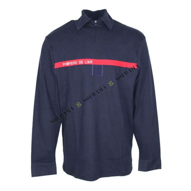 Chemise F1 pompiers de l'armée de l'air