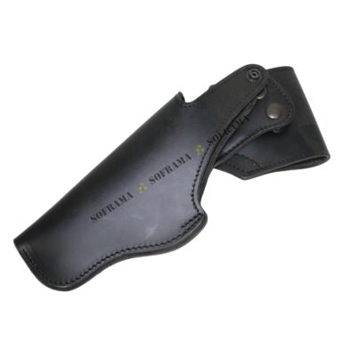 French Military Police black leather holster