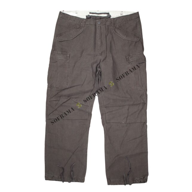 Pantalon 100% coton marron