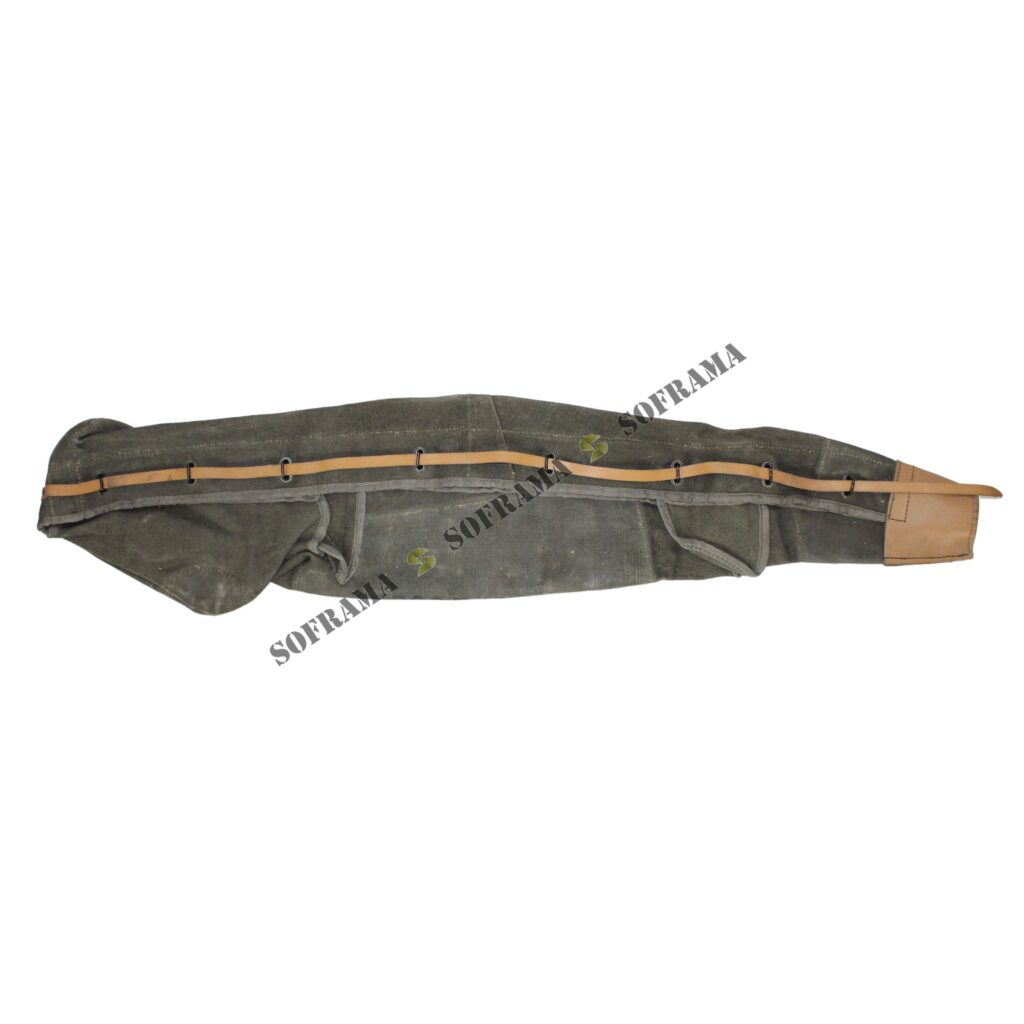 Etui à fusil de chasse ancien année1950 dit jambon carton et cuir