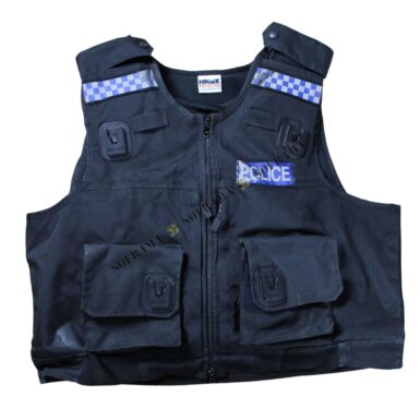 Gilet Tactique noir police Britannique