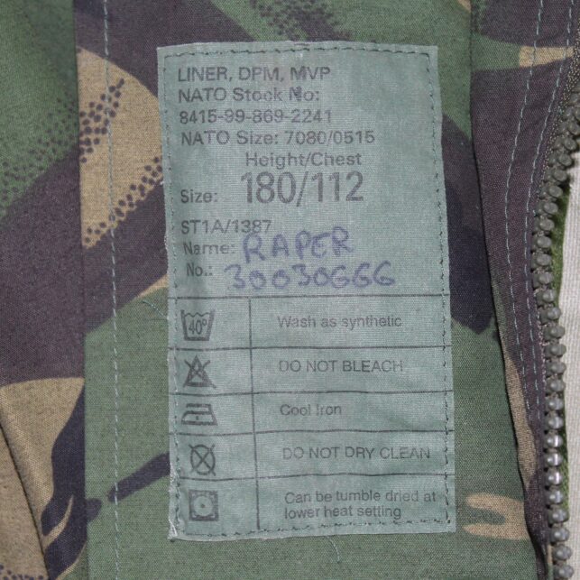Veste de pluie woodland Britannique – Image 2