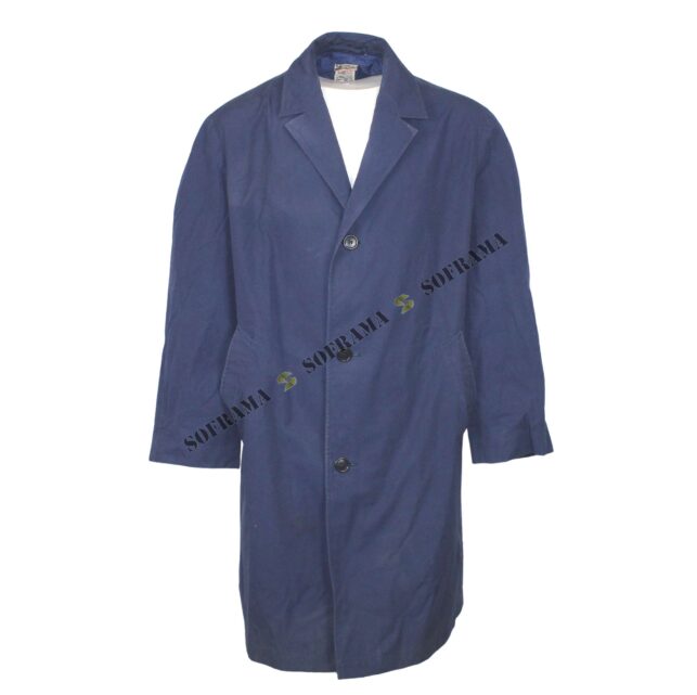 Caban français bleu en toile
