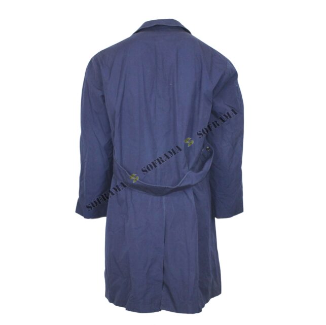 Caban français bleu en toile – Image 3