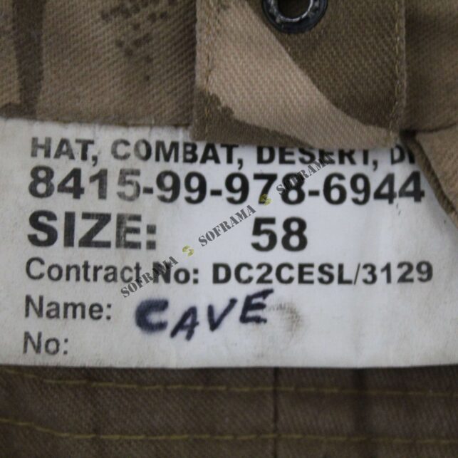 Chapeau de brousse camo désert britannique – Image 3