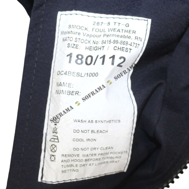 Parka Britannique bleu nuit RN – Image 4