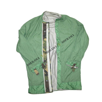 Doublure Hollandais trilaminée verte de parka camo