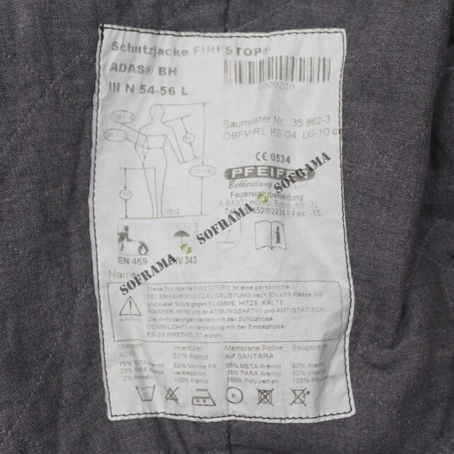 Veste de pompier autrichien – Image 4