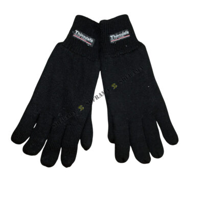 Gants français noirs Thinsulate